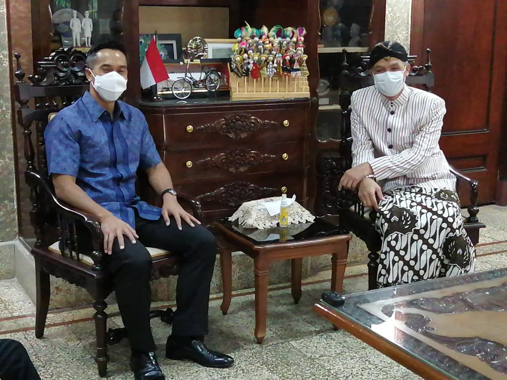 Wakil Ketua Umum Kadin  Anindya Bakrie Bertemu Gubernur Jateng