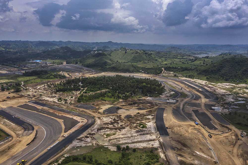 Progres Pembangunan Lintasan Sirkuit MotoGP 