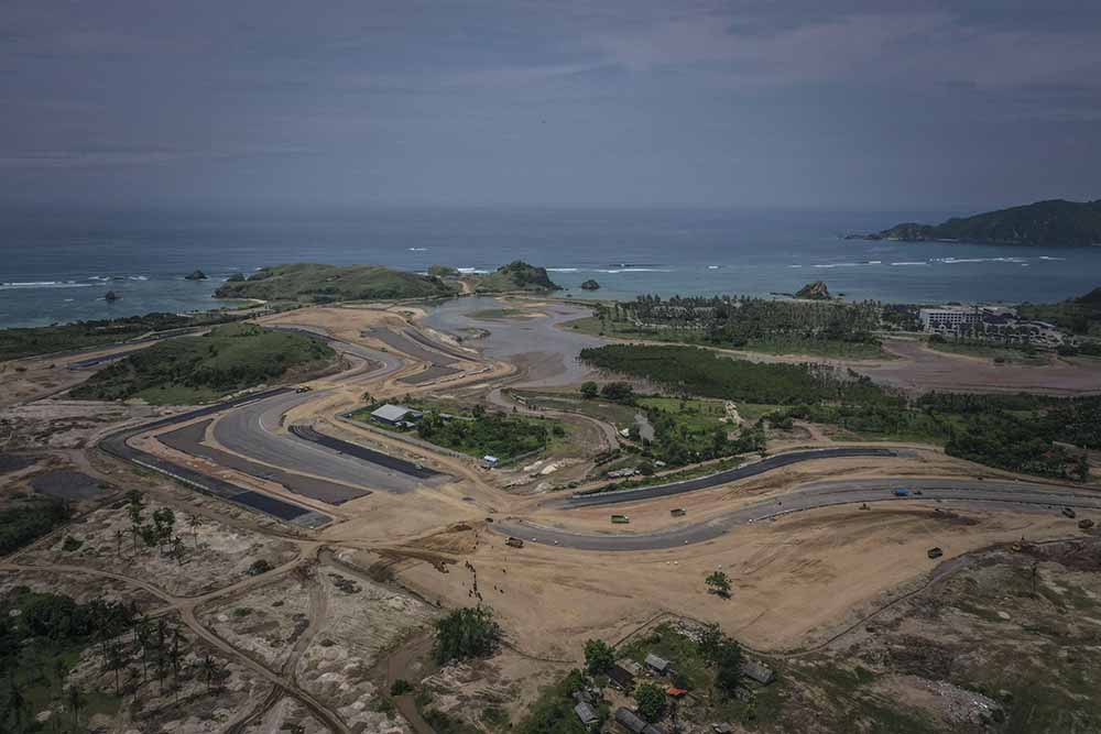 Progres Pembangunan Lintasan Sirkuit MotoGP 