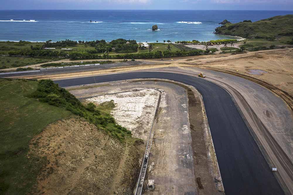 Progres Pembangunan Lintasan Sirkuit MotoGP 