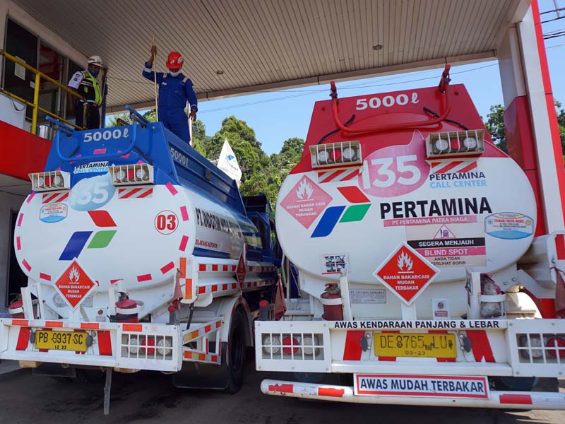 Penyaluran Perdana Pertamina Dex Di Papua Barat