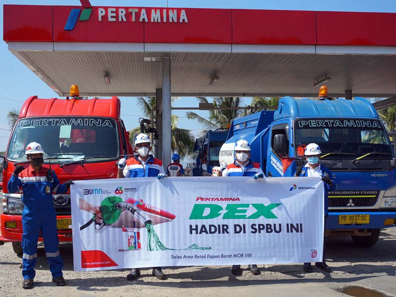 Penyaluran Perdana Pertamina Dex Di Papua Barat