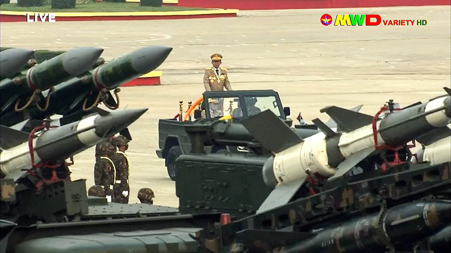 Peringati Hari Angkatan Bersenjata, Militer Ancam Demonstran 