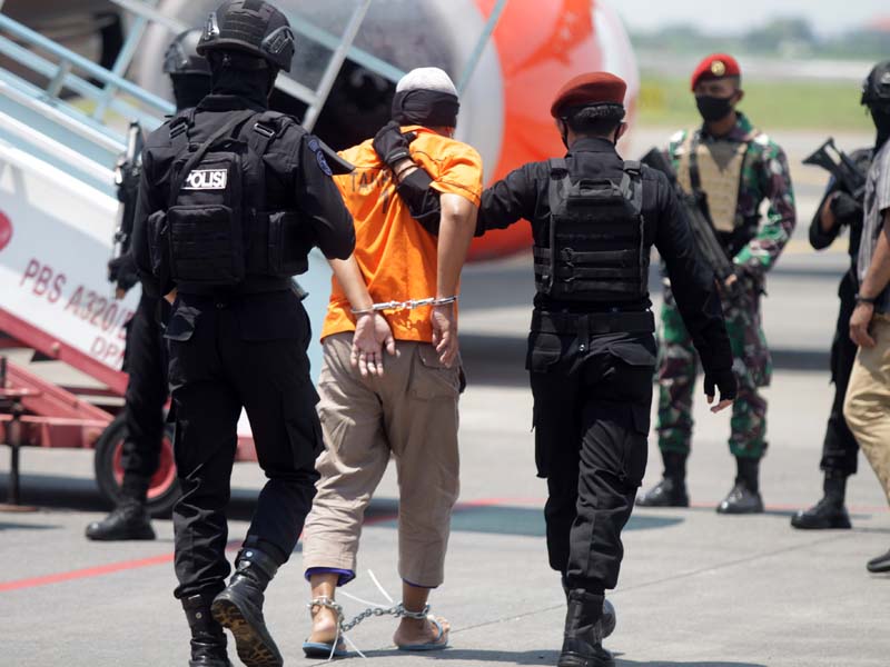Pemindahan Tahanan Terduga Teroris Ke Jakarta