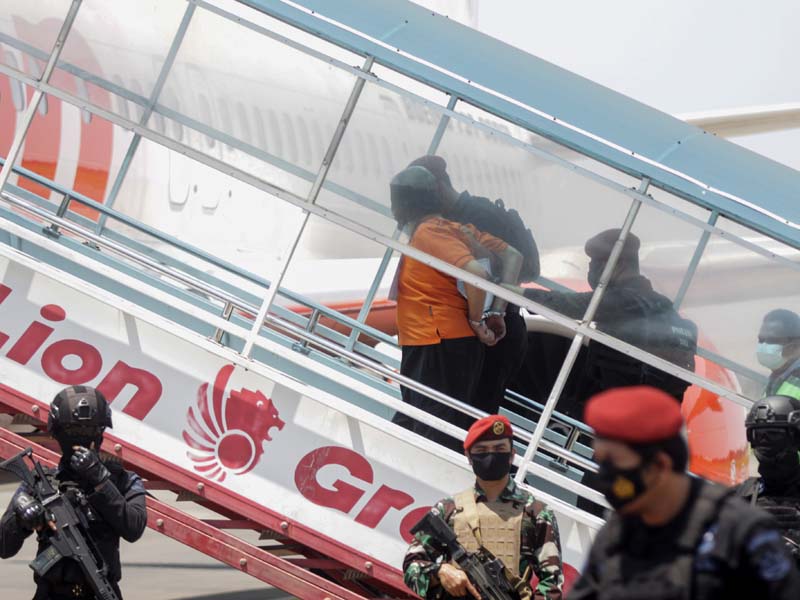 Pemindahan Tahanan Terduga Teroris Ke Jakarta
