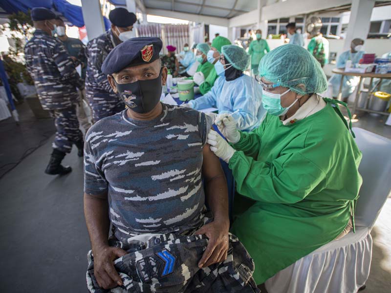 Vaksinasi Covid-19 TNI AL Terakhir Di Jakarta