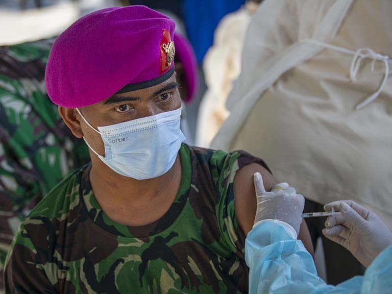 Vaksinasi Covid-19 TNI AL Terakhir Di Jakarta