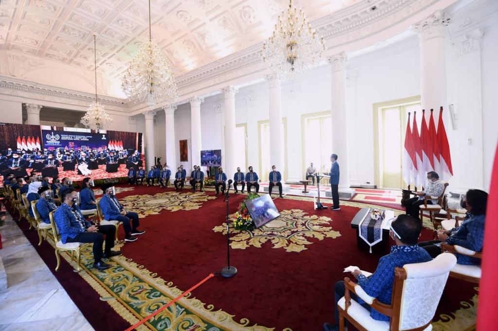 Presiden Joko Widodo Buka Rapat BPP HIPMI 2019-2022
