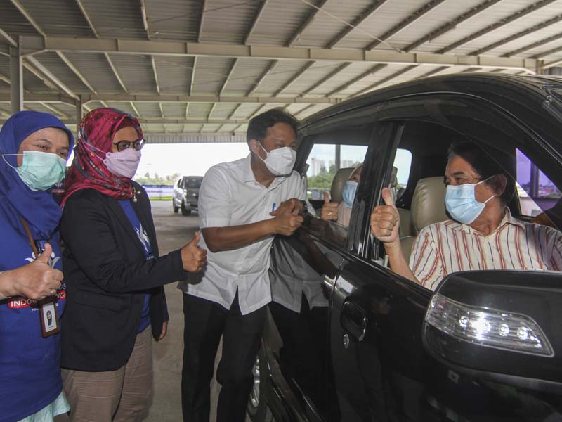 Peresmian Sentra Vaksinasi Indonesia Bangkit