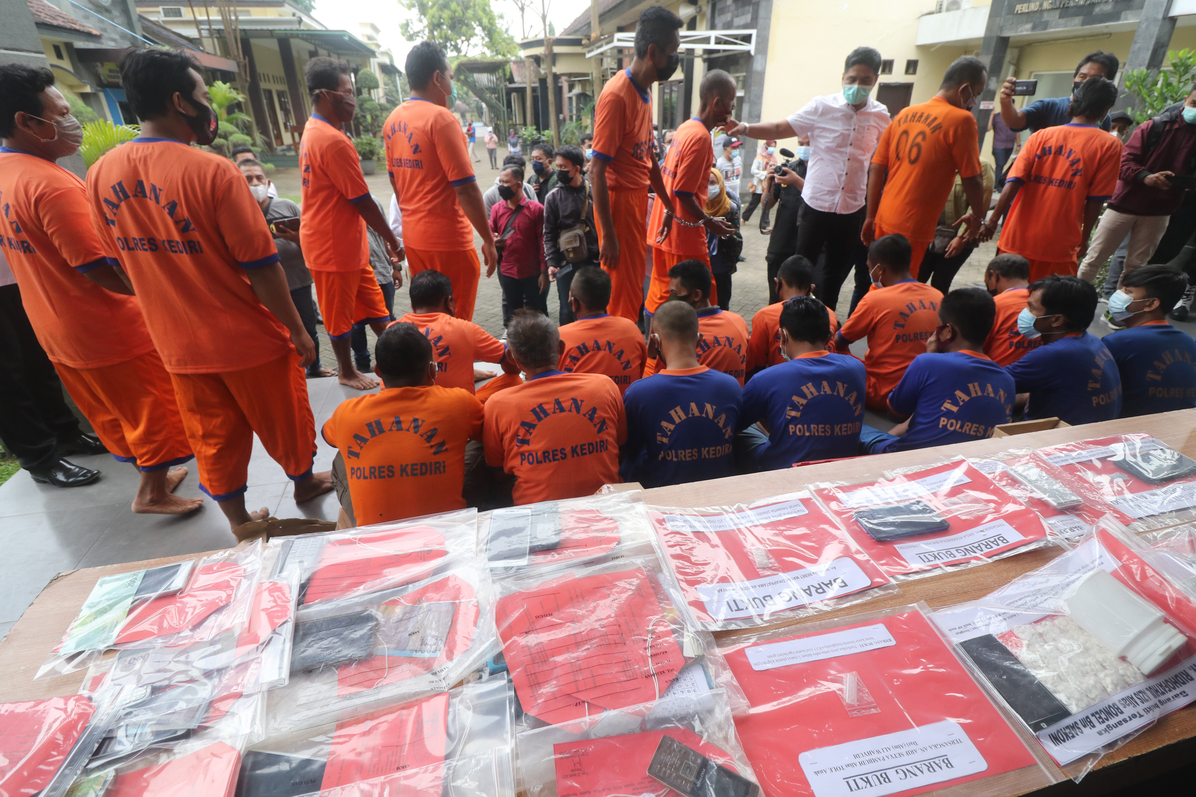 Rilis Operasi Pekat Polres Kediri