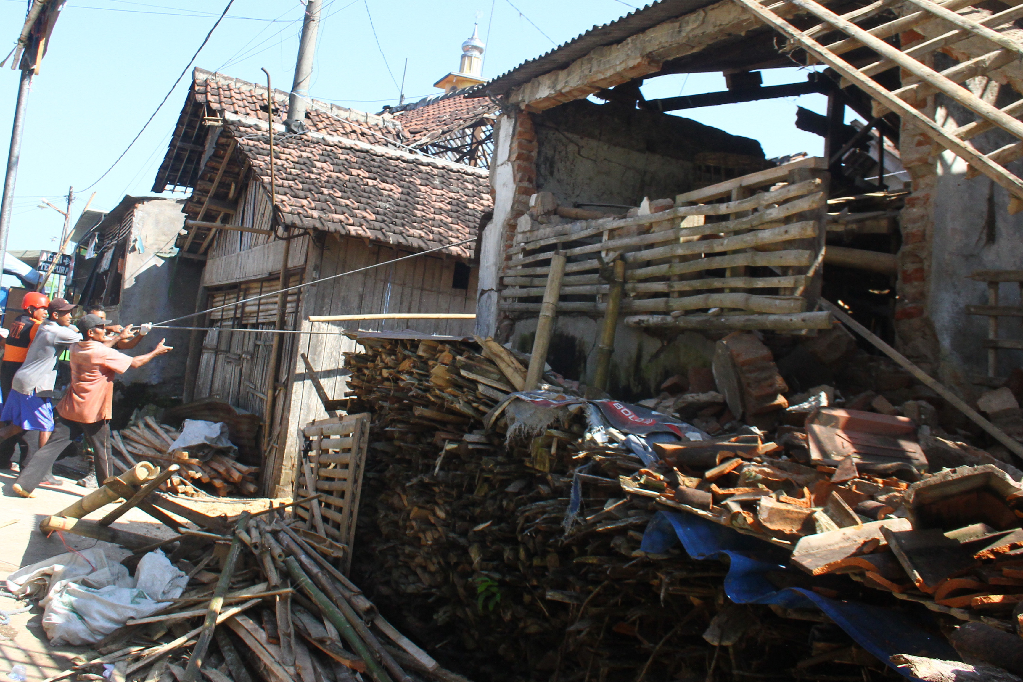 Rumah Korban Gempa