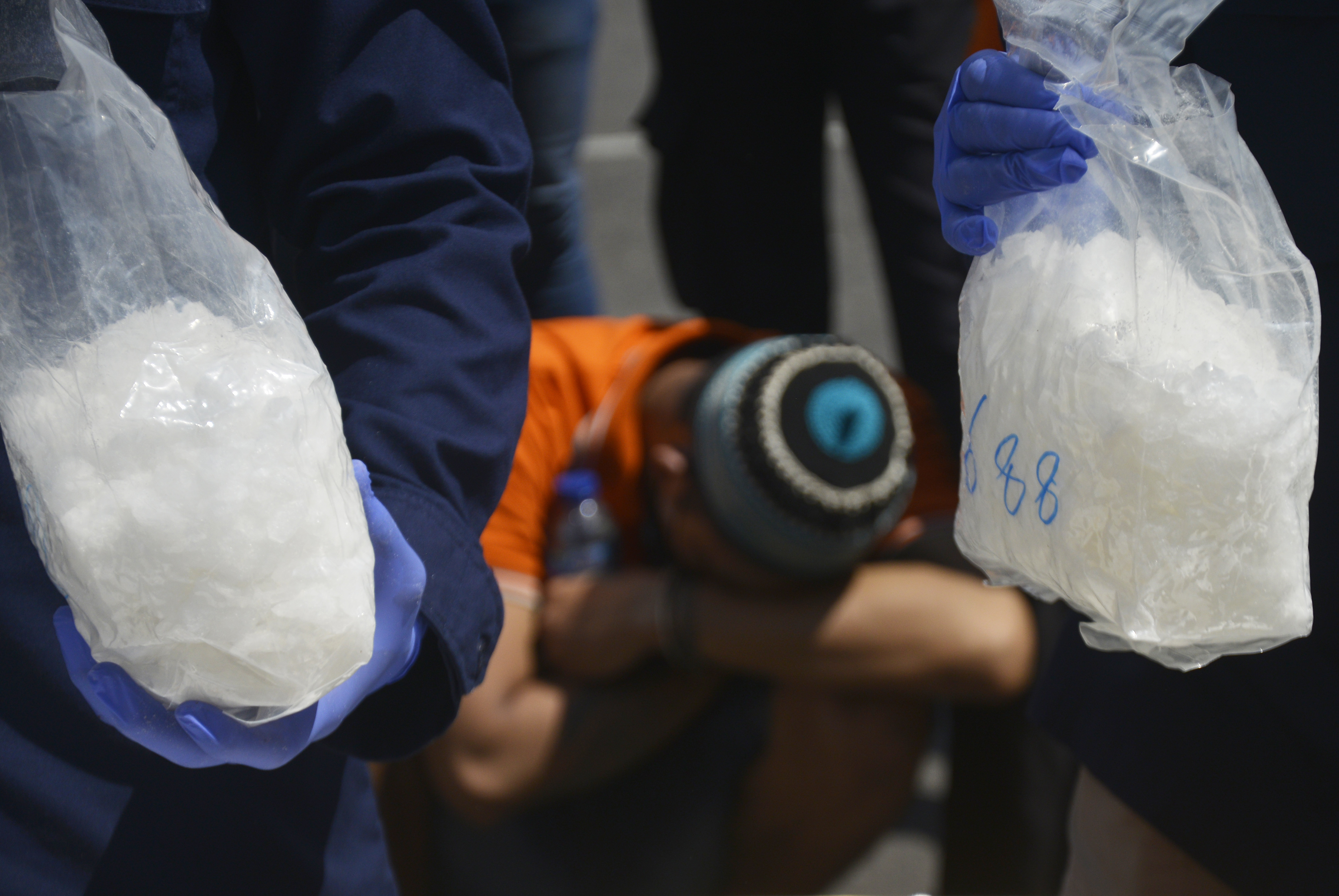 Pemusnahan Barang Bukti Narkoba di Makassar