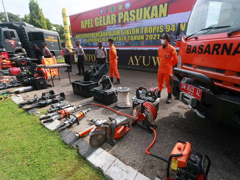 Gelar Pasukan Antisipasi Dampak Siklon Tropis