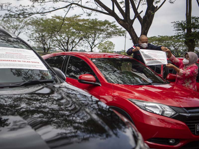 Penyitaan Aset Tersangka Korupsi Masjid Raya Sriwijaya