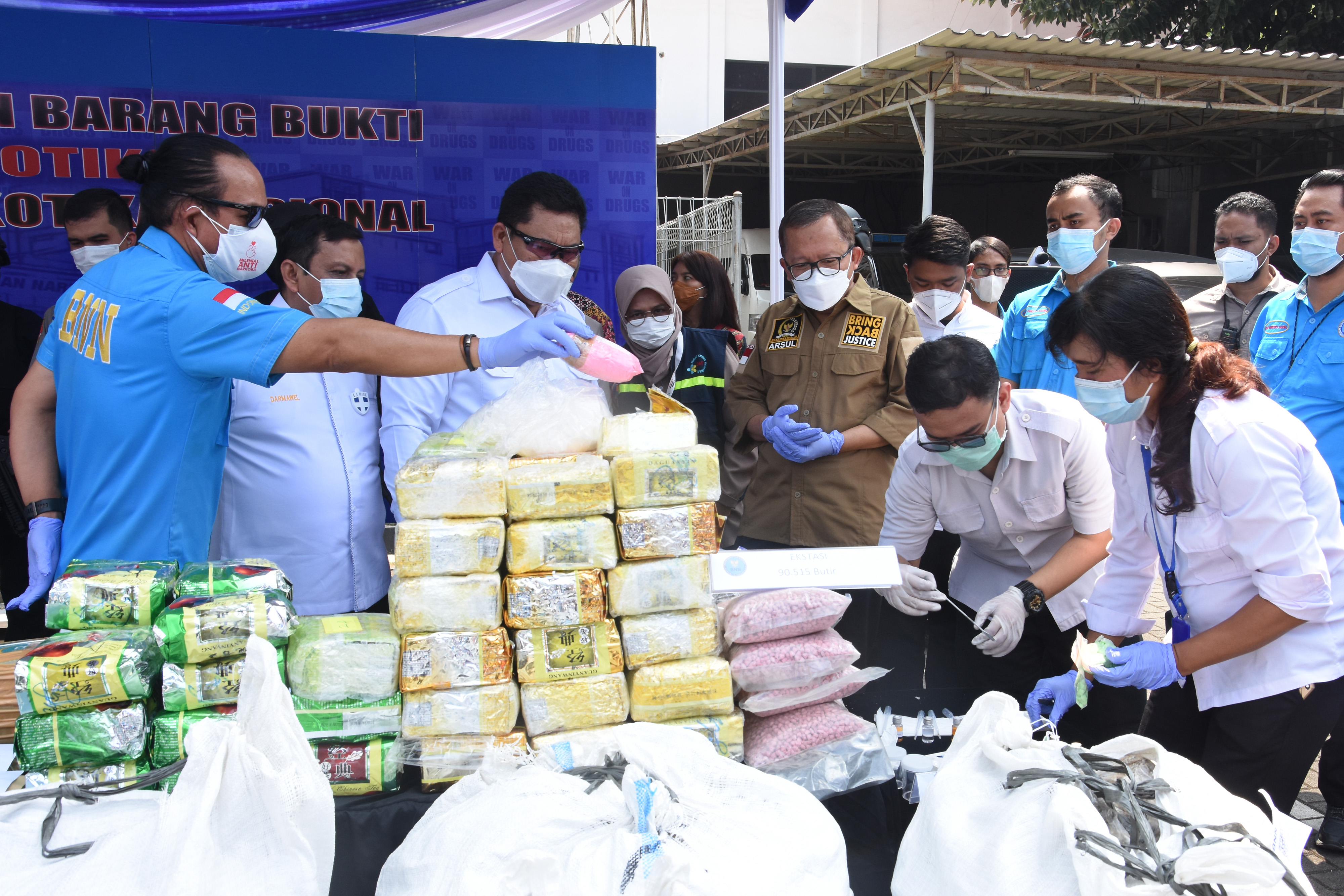 Pemusnahan Barang Bukti Narkotika