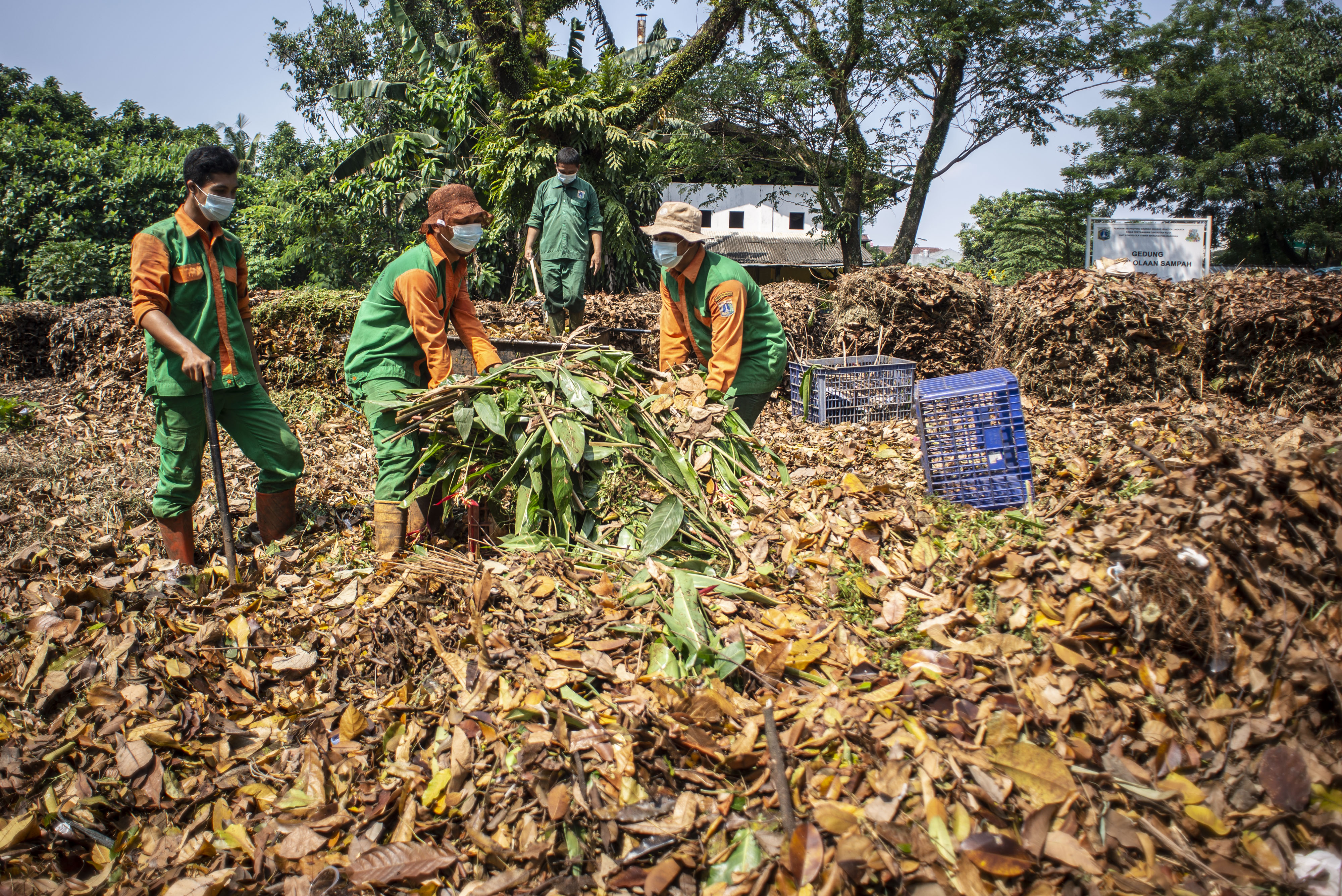 Produksi Pupuk Kompos di Taman Margasatwa Ragunan