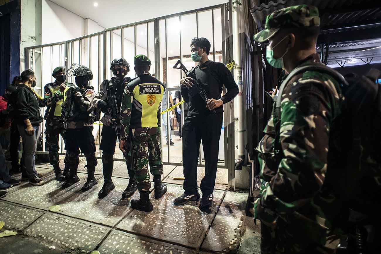 Penggeledahan di Bekas Markas FPI 