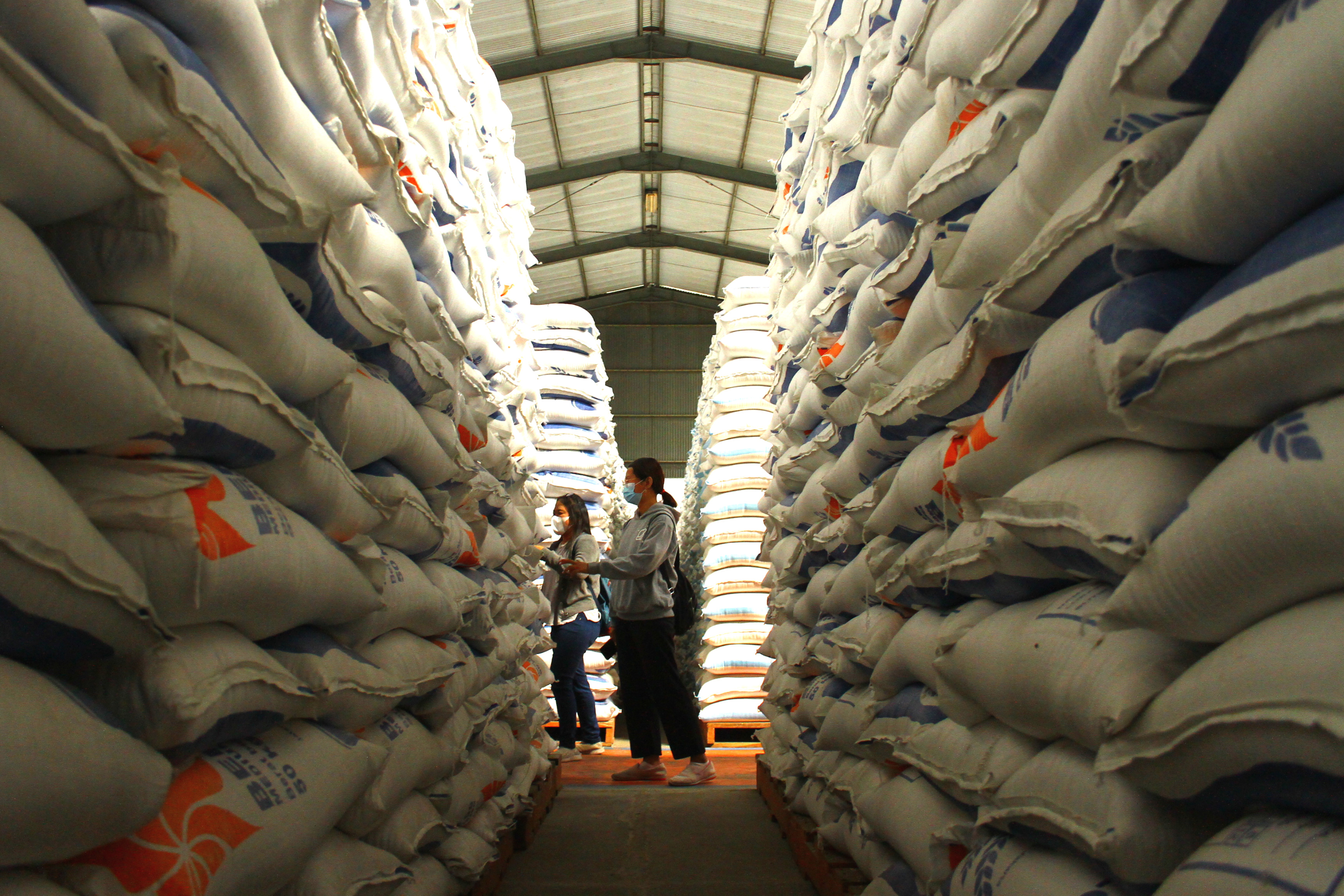 Persediaan Beras Jelang Lebaran di Malang