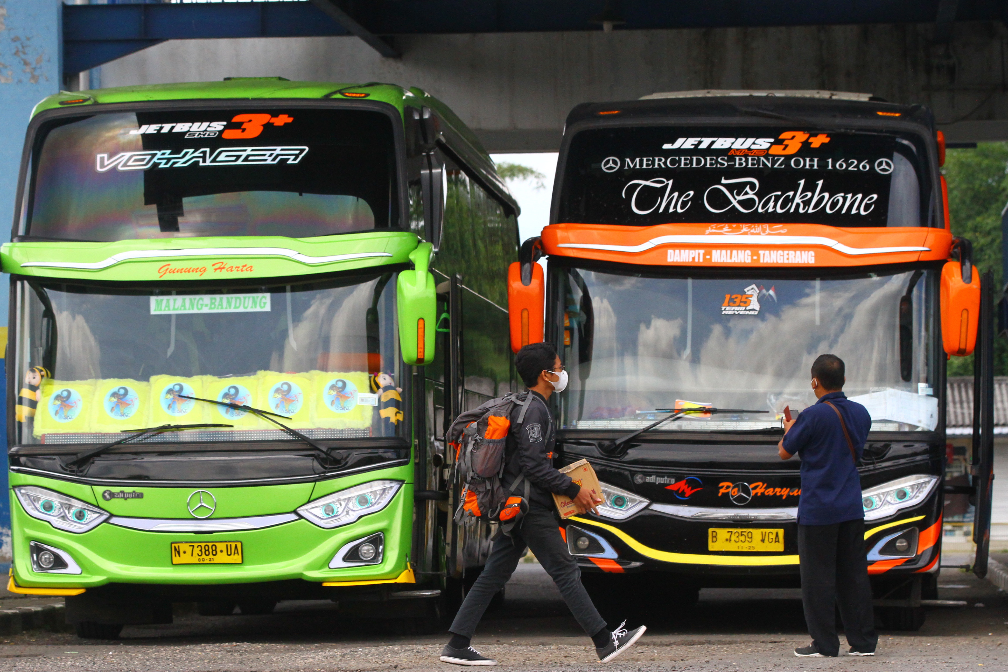 Peningkatan Penumpang Bus di Terminal Malang
