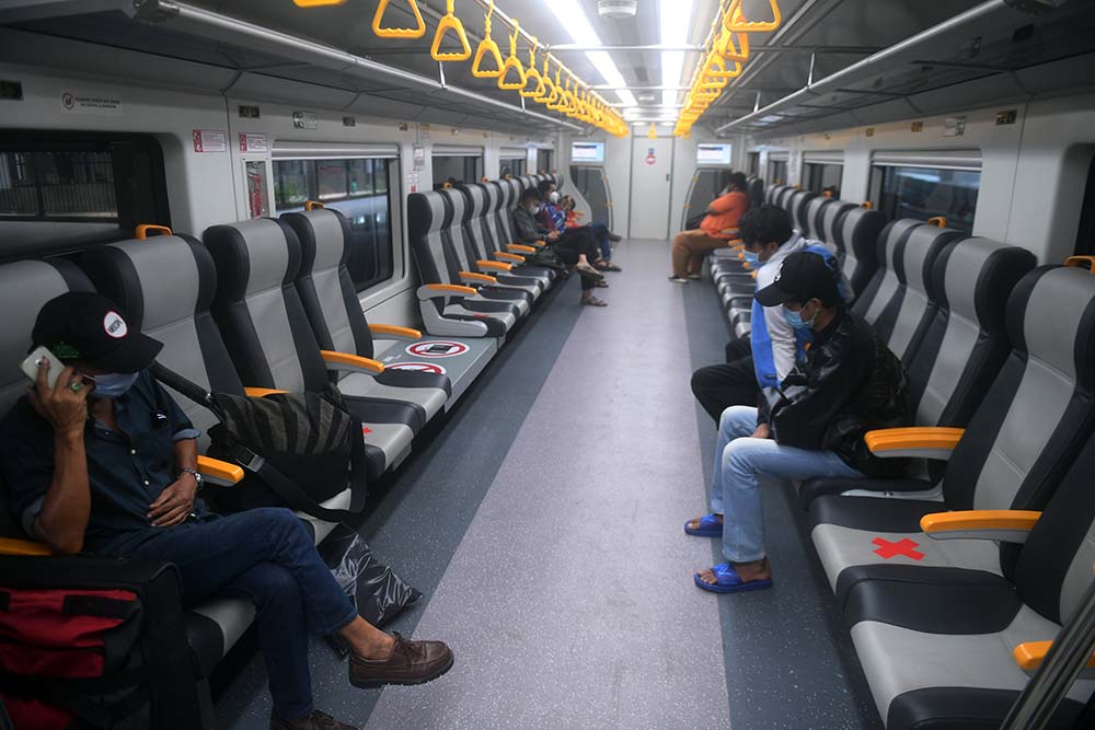 Layanan Kereta Bandara Soekarno-Hatta Premium Rp5 ribu