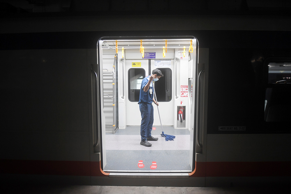 Layanan Kereta Bandara Soekarno-Hatta Premium Rp5 ribu