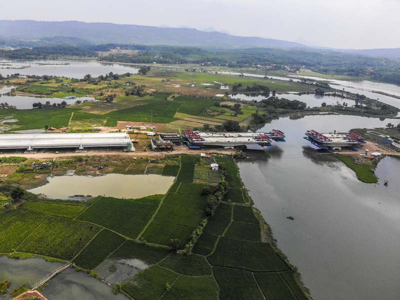 Progres Pembangunan Tol Jakarta-Cikampek II Selatan