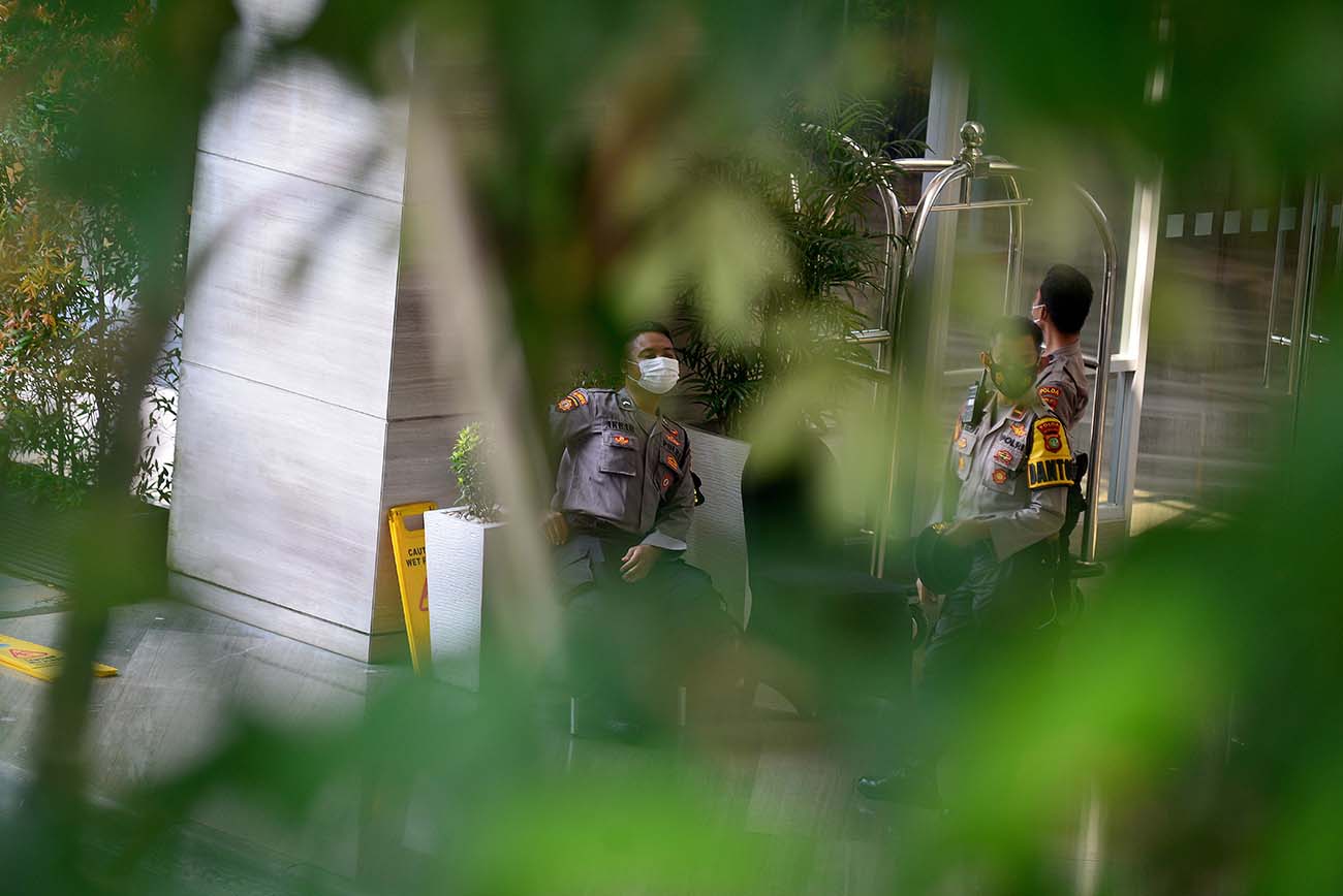 Pengamanan Tempat Isolasi 141 WN India