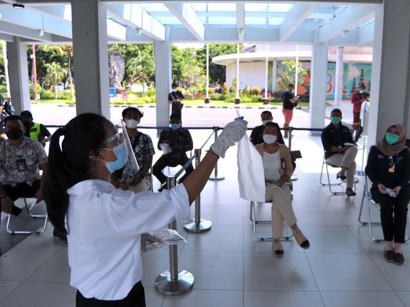 Simulasi Layanan Genose C19 Bandara Bali