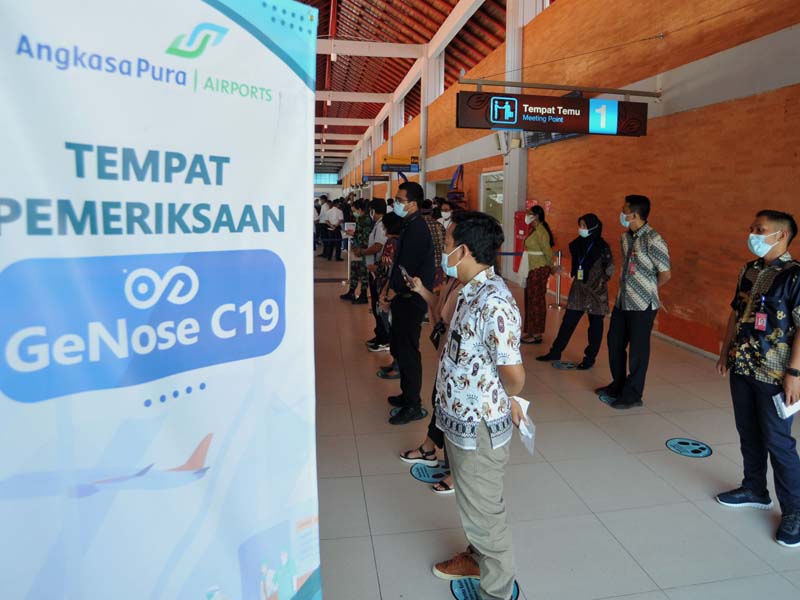 Simulasi Layanan Genose C19 Bandara Bali