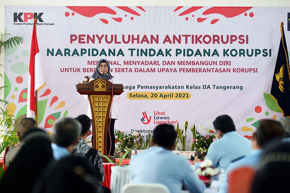 KPK Berikan Penyadaran Rasa Malu Melakukan Korupsi  