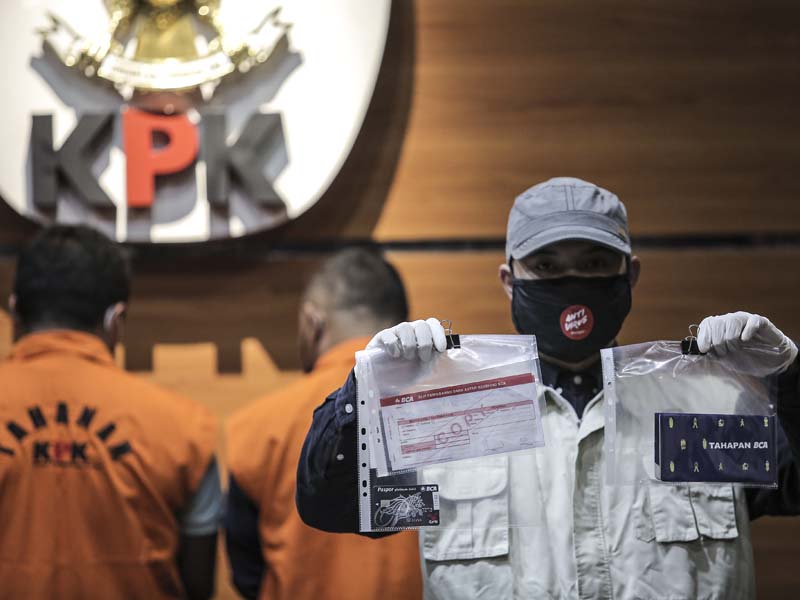 Tersangka Kasus Korupsi Tanjung Balai