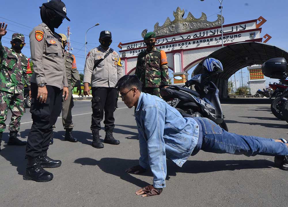 Penyekatan Masuk Wilayah Bandar Lampung