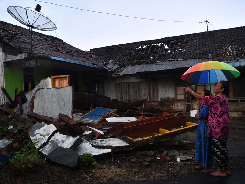 Rumah Rusak Akibat Gempa