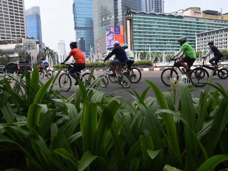 Peningkatan Pengguna Jalur Sepeda Di Jakarta