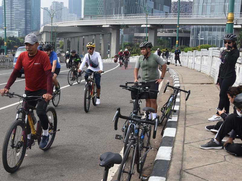 Peningkatan Pengguna Jalur Sepeda Di Jakarta
