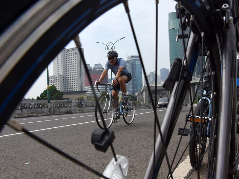 Peningkatan Pengguna Jalur Sepeda Di Jakarta