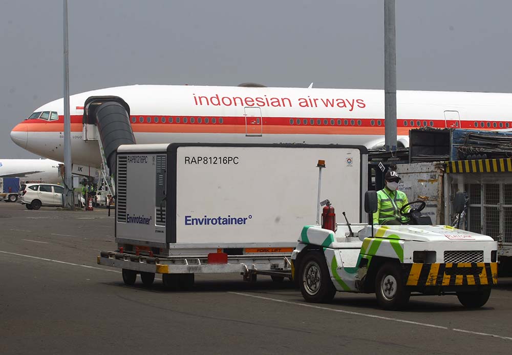 Enam Juta Dosis Vaksin Sinovac Tiba di Indonesia