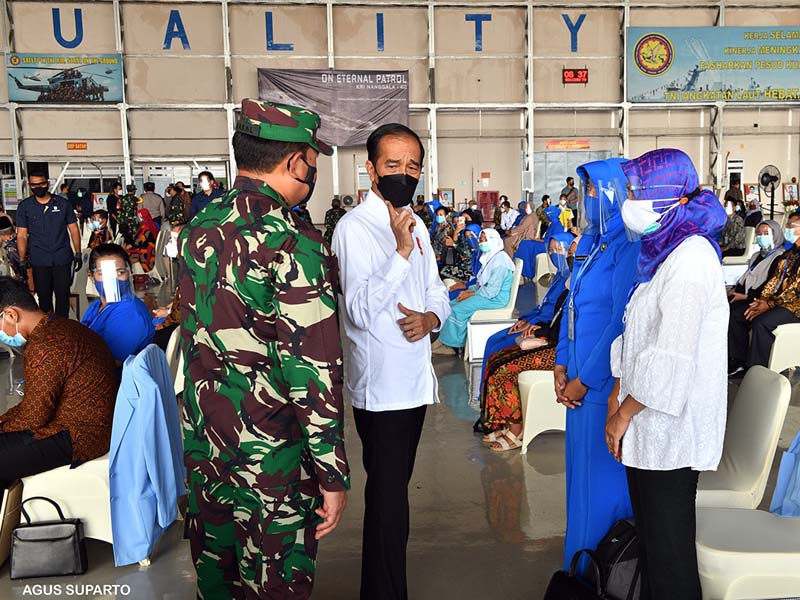 Jokowi Janji Bangun Rumah Awak KRI Nanggala