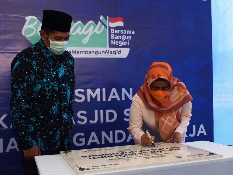 Peresmian Masjid Wakaf XL Axiata