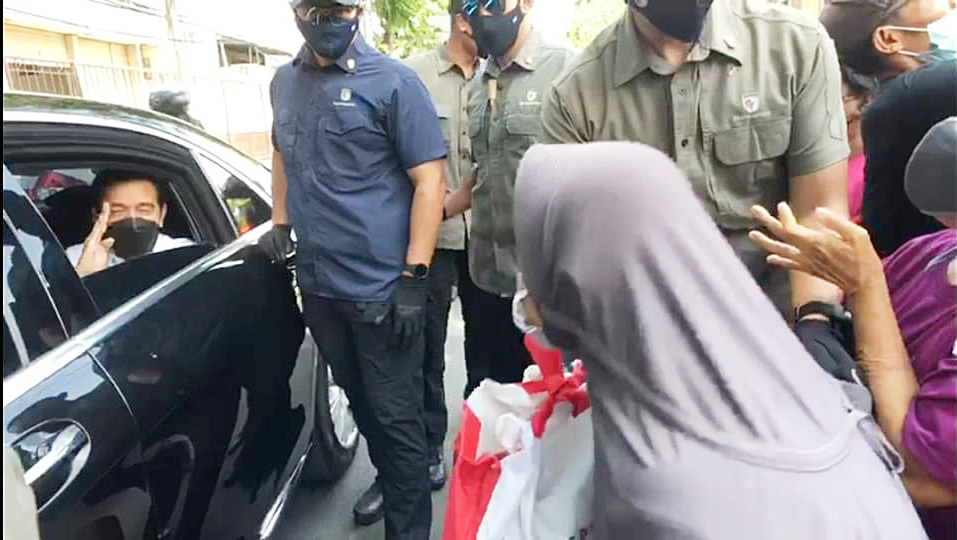 Presiden Jokowi Keliling Menyapa Warga Jakarta 