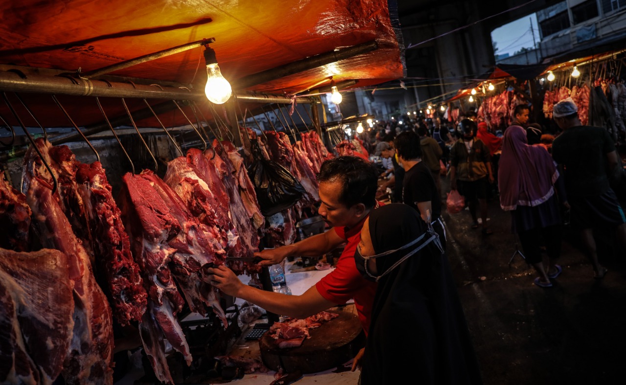 Jelang Idul Fitri Harga Daging Sapi  Naik