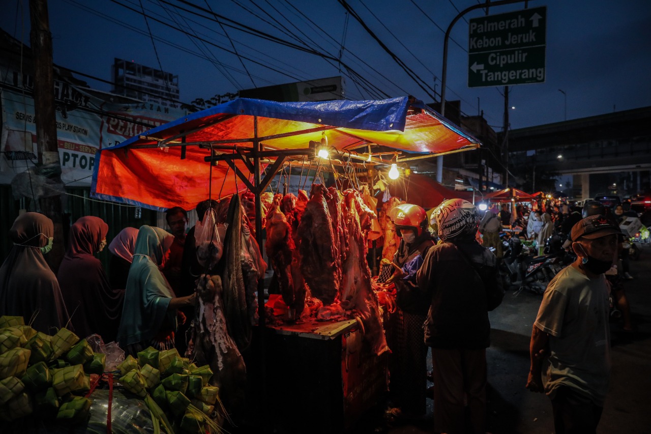 Jelang Idul Fitri Harga Daging Sapi  Naik