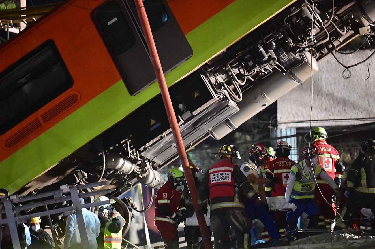 Kecelakaan Kereta Metro Meksiko, 24 Tewas Puluhan Luka-luka