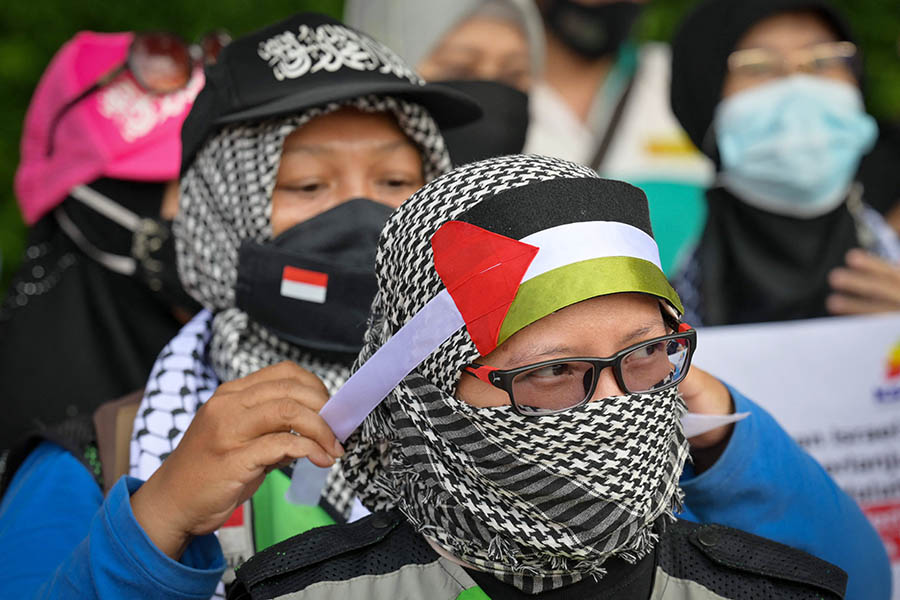 Aksi Solidaritas Buruh Mendukung Kemerdekaan Palestina  