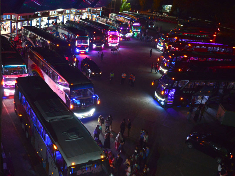 Volume Mudik Awal Di Terminal Aceh