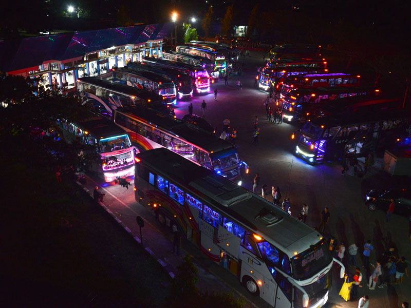 Volume Mudik Awal Di Terminal Aceh