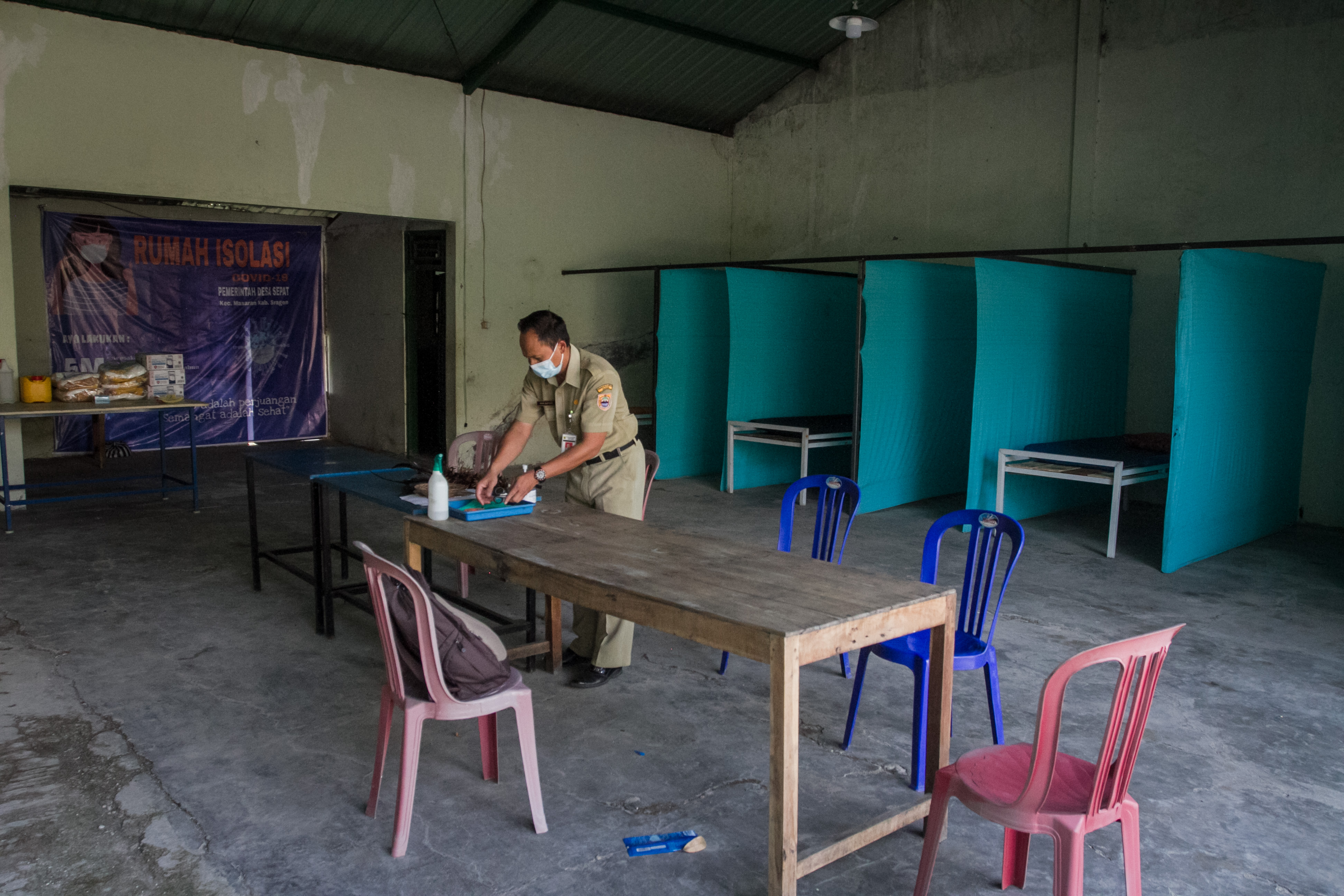 Gudang Kosong Tempat Rumah Karantina Pemudik