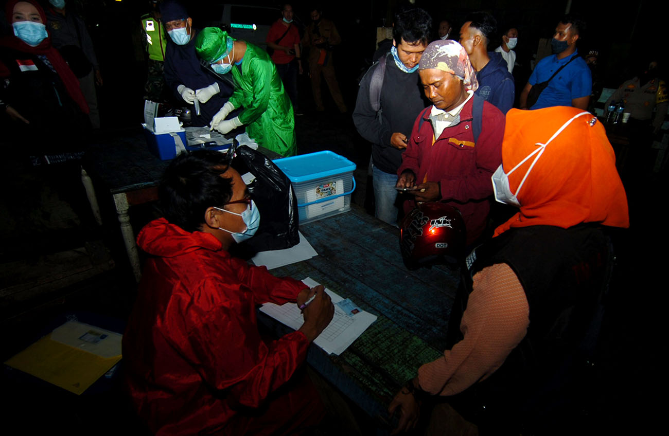 Tes Usap Antigen Nelayan Tegal