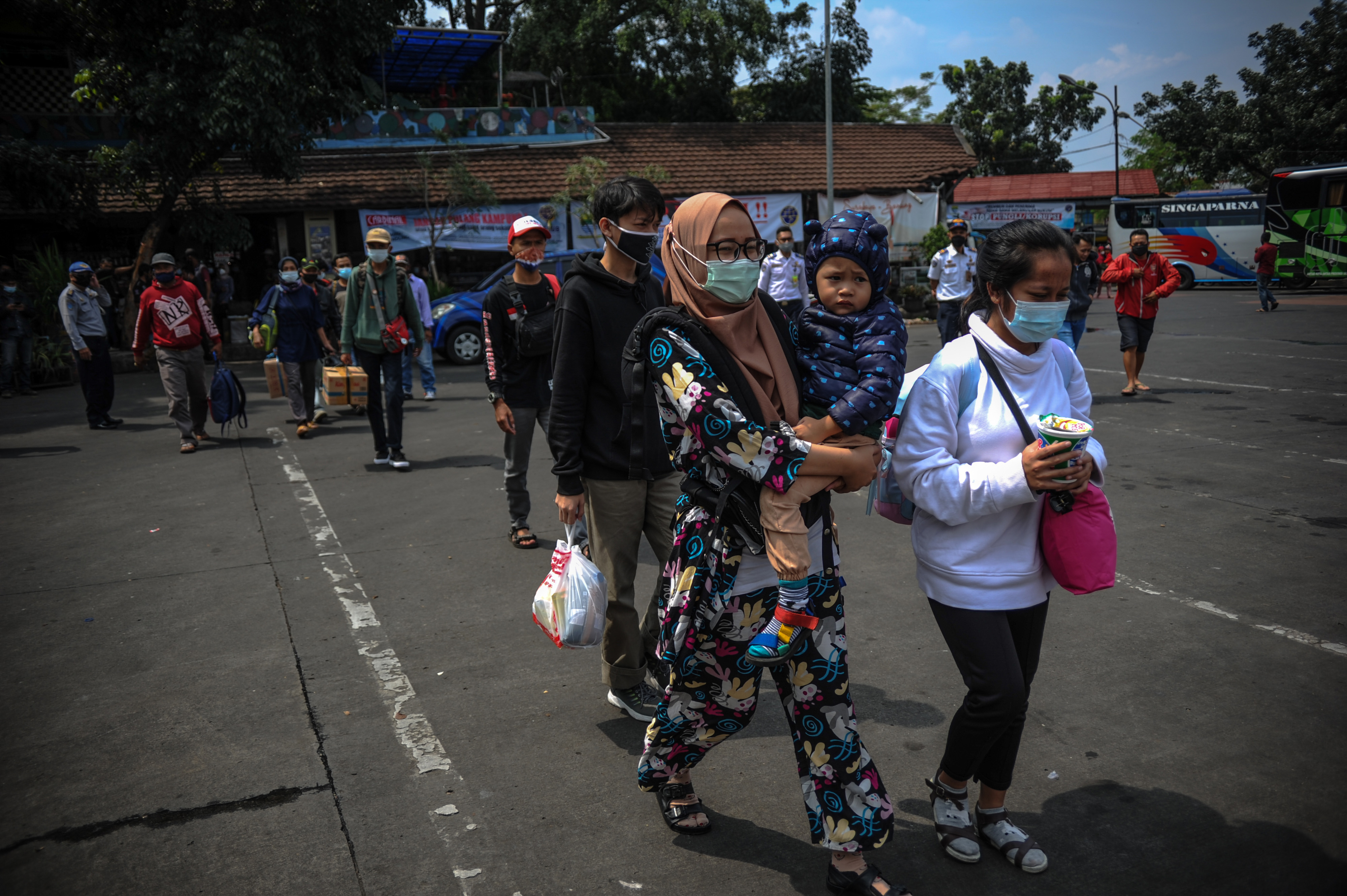 Lonjakan Pemudik di Terminal Cicaheum
