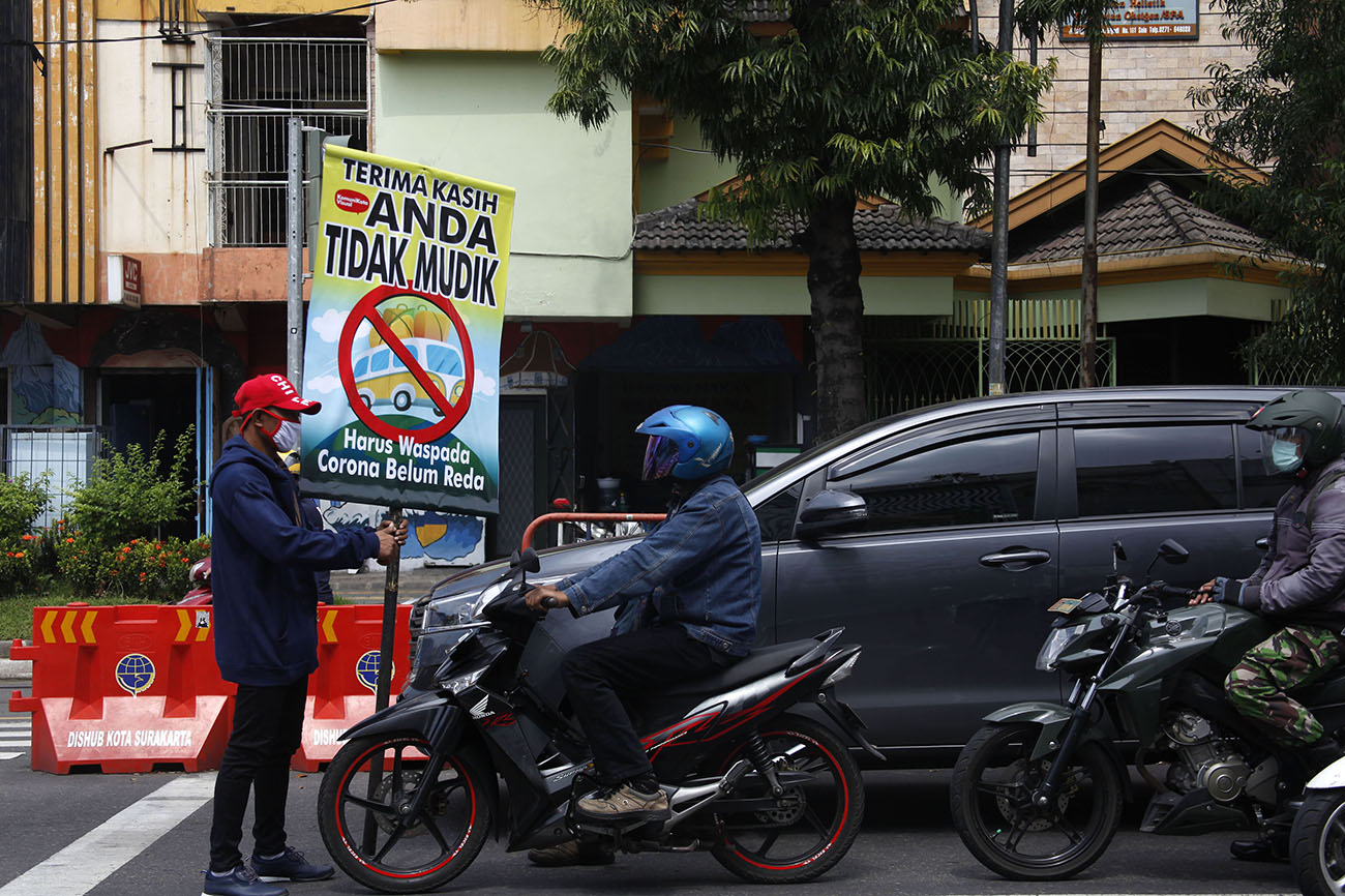 Aksi Kampanye Tidak Mudik 